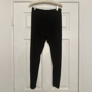 Flax Ankle Pull On Pants Women’s M Black Acetate Travel Elastic Comfort Slinky